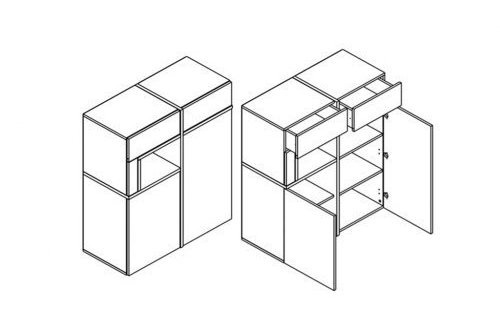 Тумба REG2D2S Лайн 0