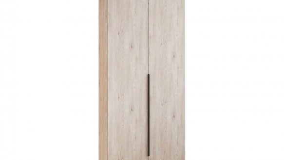 Шкаф Mebelstar Оскар двухдверный Аляска серый 100 см 3