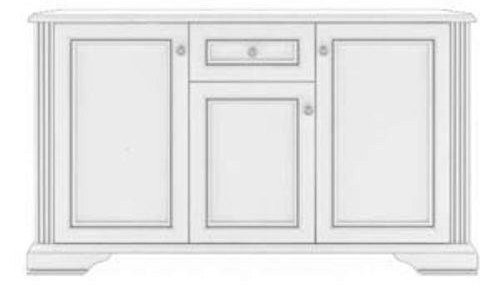 Комод 3D1S Вайт Гербор 0