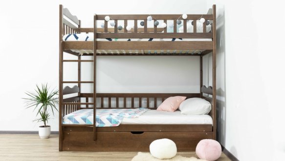 Двухьярусная кровать с подьемным механизмом Рукавичка 4