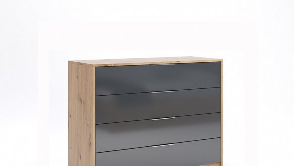 Модульна спальня Reymond/Реймонд Міромарк Дуб артизан/Антрацит 4