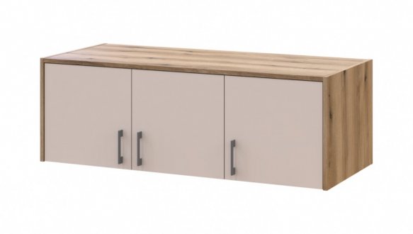 Антресоль Дорос Ронди кашемир 3-дверная 121 см 6