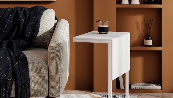 Стол-трасформер Just Fiji Белый/Белый