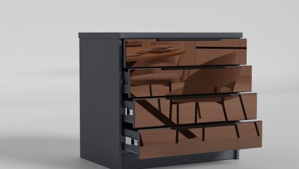 Комод зеркальный 800 Нуар MatroLuxe 2