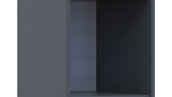 Этажерка к шкафам Дорос Гелар графит 38,2 см 2