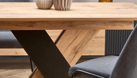 Стол Xarelto дуб вотан/черный 2