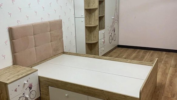 Кровать Холидей с мягкой панелью 4 ящика 0