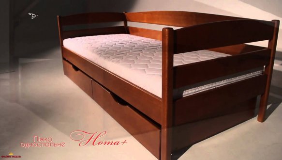 Ліжко дитяче Масив бука Естелла Нота Плюс 7