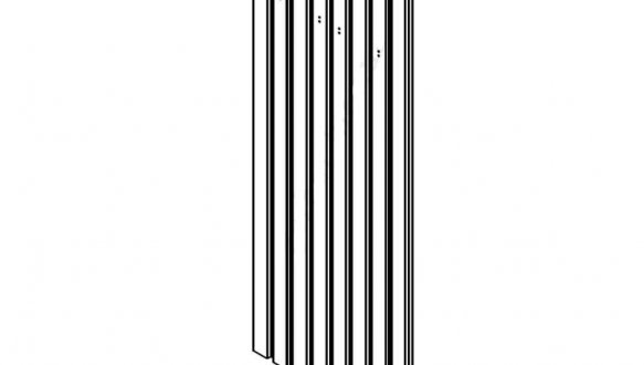 Вешалка WIE67 Ветро Дуб сонома / Кашемир 0