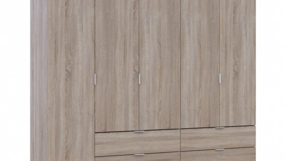 Шкаф Дорос Гелар дуб сонома 5 дверной 193,7 см 5