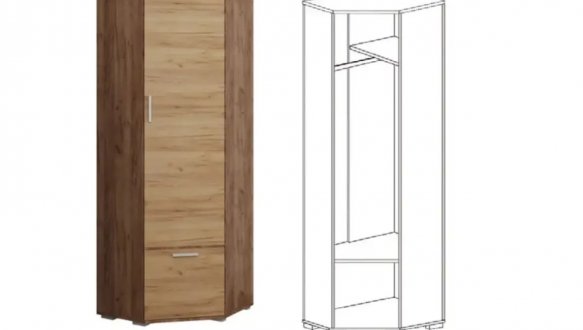 Шкаф угловой Вива