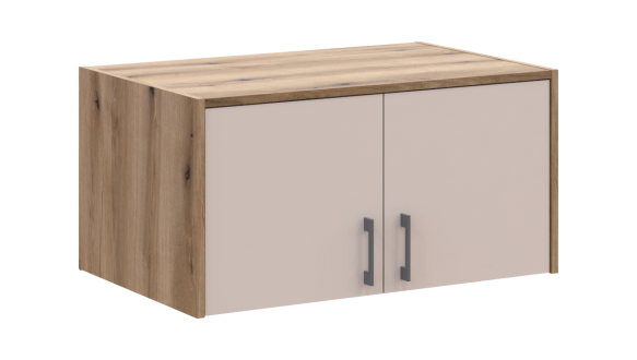 Антресоль Дорос Ронди кашемир 2-дверная 82 см