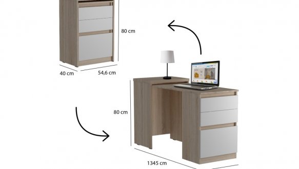 Стол комод трансформер Matroluxe Смарт 6 2