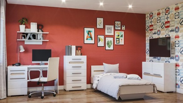 Модульная детская Bianko/Бьянко Світ Меблів