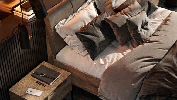 Модульная спальня Kvadro/Квадро Миромарк Дуб Барокко 0