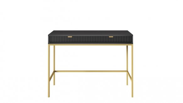 Модульна вітальня Чорний/Золоті ніжки Nova 5