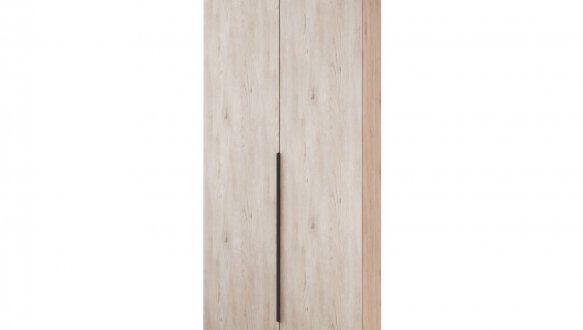 Шкаф Mebelstar Оскар двухдверный Аляска серый 100 см 2