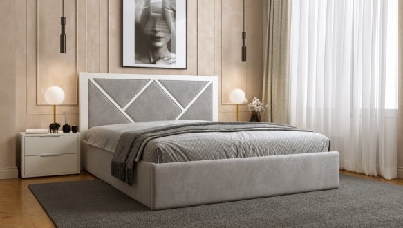 Ліжко дерев'яне DrevKO Стиль 2 Емаль 1