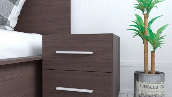 Спальня Oskar/Оскар Файни Меблі Украина с комодом 4S2D и тумбами 3