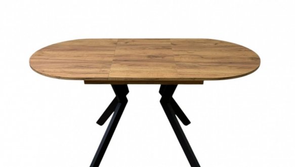 Стіл круглий розкладний MebliRoMax Ronni slide / Ронні Слайд 130 см 12