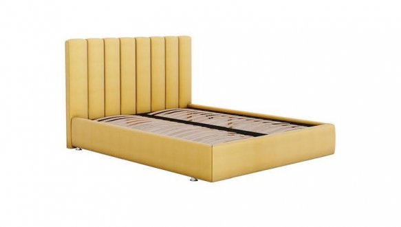 Ліжко м'яке двоспальне Городок меблі Стенлі з підйомним механізмом та нішею для білизни 3