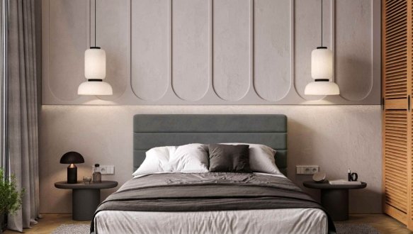 Ліжко м'яке Віоріна деко Street / Стріт без підйомного механізму 5