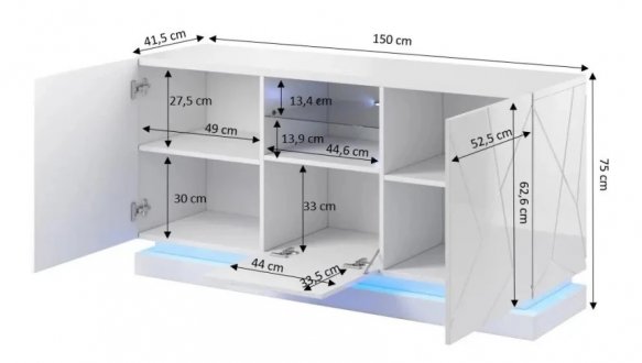Комод 2D1K Qiu 3