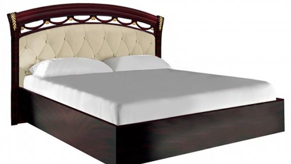 Ліжко 160 м'яка спинка Роселла