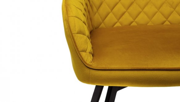 Стул поворотный R-63 горчичный 7