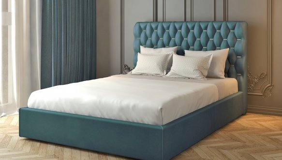 Кровать мягкая двуспальная Лев Анталия 0