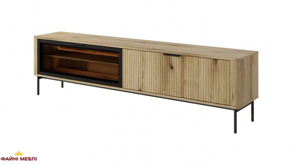 Тумба под ТВ Wilson/Вилсон RTV200 2D Дуб Эвок Perfect Home Ширина 200 см 2