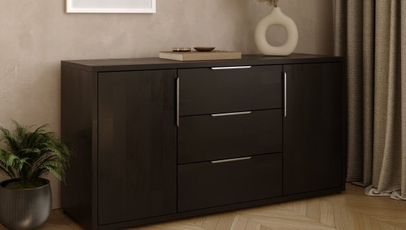 Комод деревянный DrevKO 2Д3Ш Арина дводверный с 3 ящиками