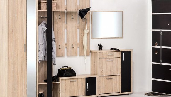 Модульний передпокій VMV holding Лора Дуб сонома / Чорний