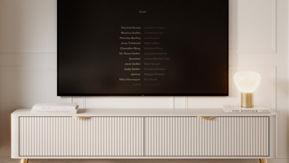 Модульна вітальня Lante Беж/Золоті ніжки 4