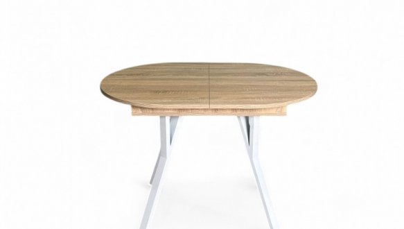 Стіл овальний розкладний Elips Slide / Еліпс слайд MebliRoMax 130 ЛДСП 18 мм 4