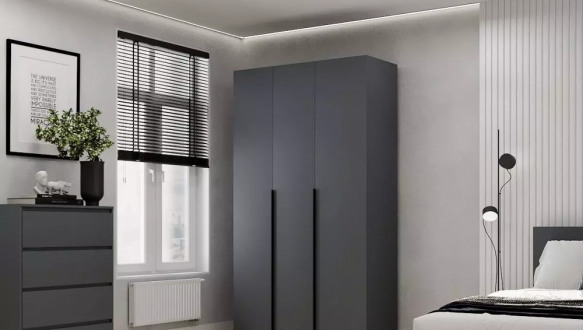 Шкаф распашной комбинированный трёхдверный Art In Head №12 Light, ширина 120 см 0