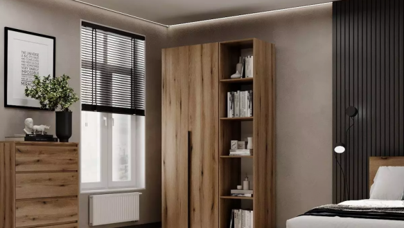 Шкаф распашной комбинированный двухдверный Art In Head №11 Light, ширина 120 см 1