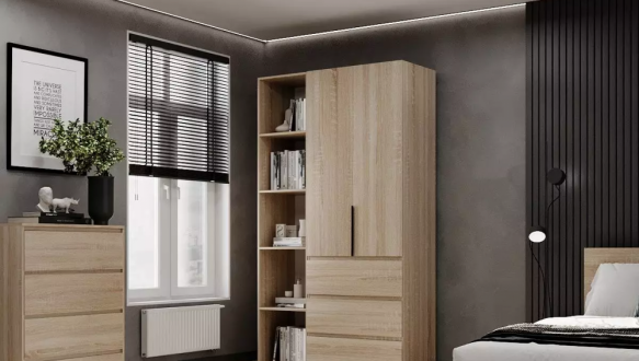 Шафа розпашна комбінована 2 дверна Art In Head №7 Light 120 см 2