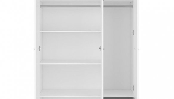 Шафа SZF3D2S BRW Poland Nepo Plus 3 дверна білий 120 см 22