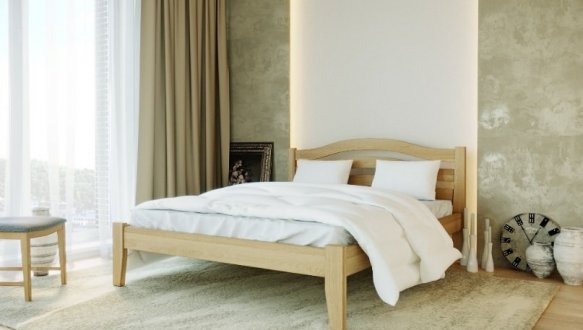 Кровать деревянная Лев Афина Нова массив Бук 1