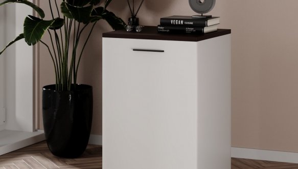 Тумба-трансформер Dolli Белый бриллиант/Венге 1