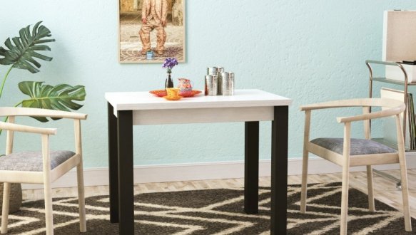 Стол-трансформер Dinner Дуб шамони светлый/венге 0