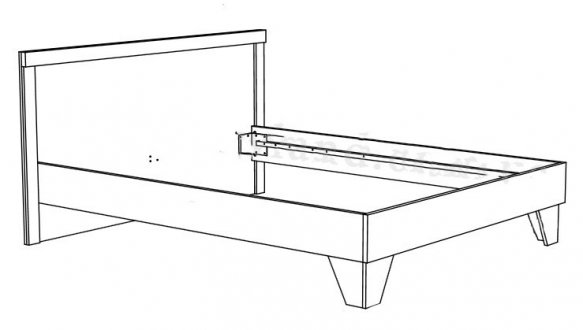 Ліжко 160 Лавенда 0