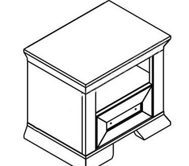 Тумба приліжкова 1S Марсель 2