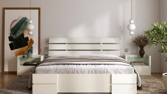 Кровать деревянная ArborDrev Далі Люкс II с подьемным механизмом и нишей для белья Сосна / Бук 0