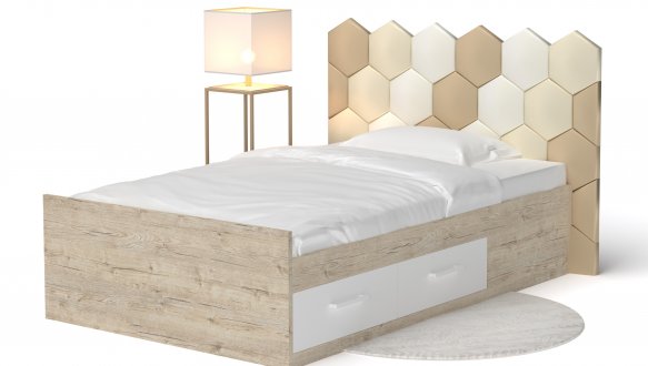 Кровать Холидей спинка соты