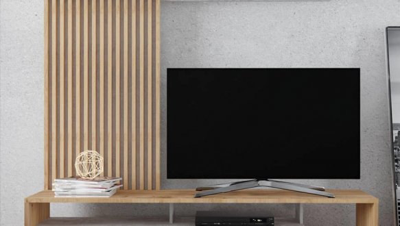 Стiнка Нео 2 Дуб крафт золотий / Бетон стайл