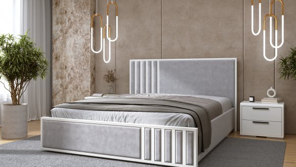 Кровать деревянная DrevKO Лаундж 1 Массив Бук