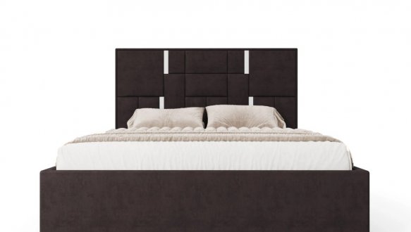 Ліжко м'яке Городок меблі Сапфір з підйомним механізмом та нішею для білизни 2