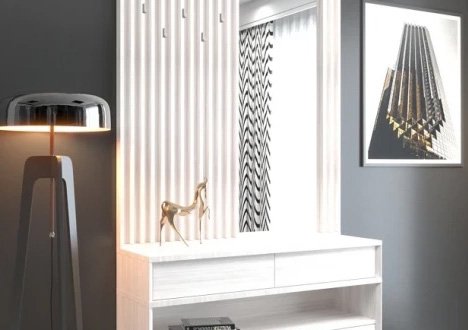 Комплект у передпокій Deli/Делі Ясен сніжний Гербор 